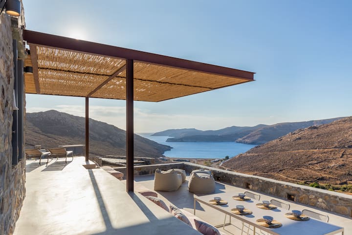 NEW! Terra Blu luxury stone villa at Vagia beach gallery image 2