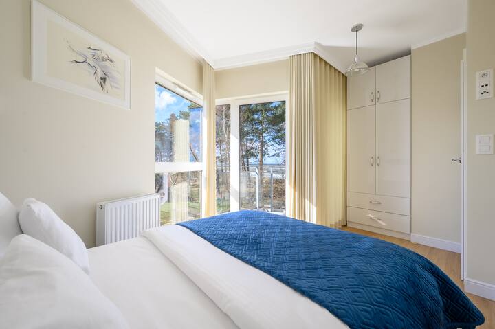 Spálne s prístupom na súkromný, slnečný balkón