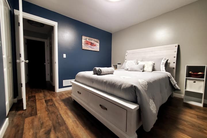 Queen-säng med 2: a sovrum