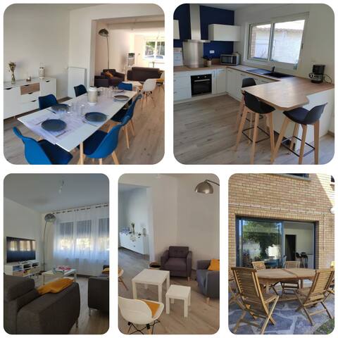 House in the heart of Gravelines - 5 bedrooms (sleeps 12)