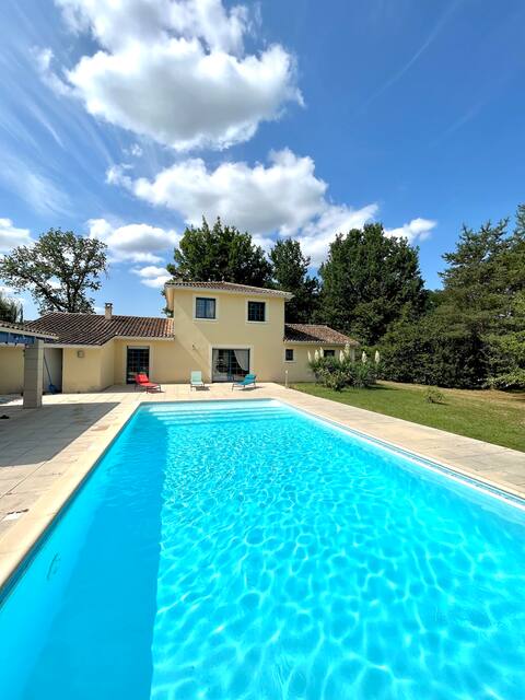 Vacation home with a pool