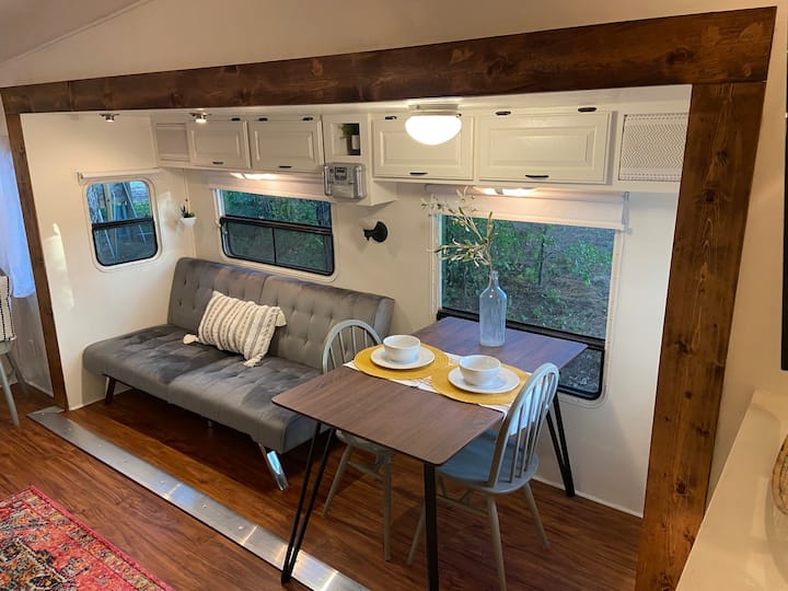 Adorable Boho Camping in 1 Bedroom RV Farm stays for Rent in