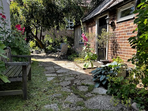 The little red brick house