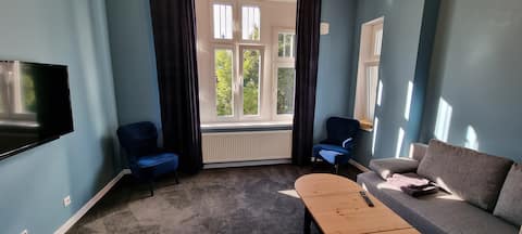 Top Airbnb: Large apartment with balcony near Silesian Park in Osiedle Tysiąclecia