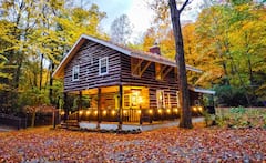 Large+Rustic+Log+Cabin+in+the+Laurel+Highlands