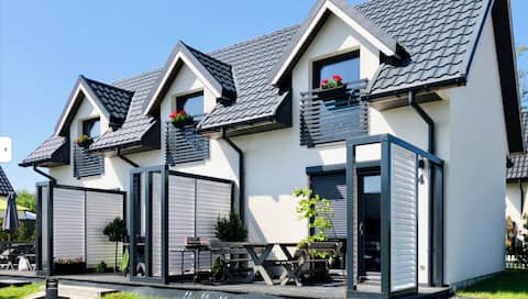 Apartment with garden, two bedrooms + living room