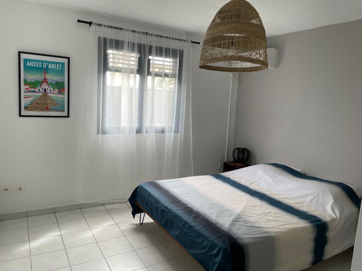 Chambre Anse d’Arlet lit double