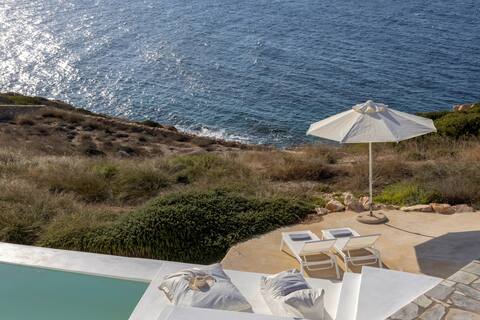 Thea Villas Paros, Villa Bleue, private pool