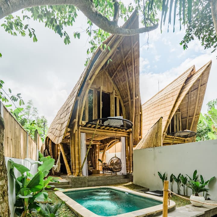 Balia Bamboo II Villa 7 minutes to Canggu - Houses for Rent in Kecamatan  Mengwi, Bali, Indonesia - Airbnb