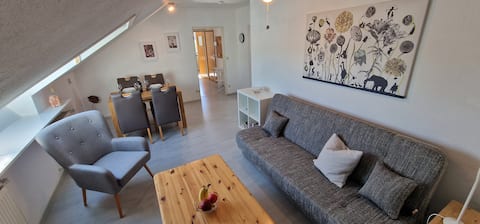 Beautiful, bright 3-room apartment with air conditioning