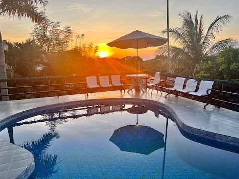 Casa Llano Hilltop Ocean View Sunset Wifi