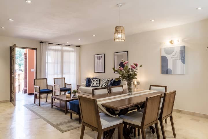 2br Modern Apartment 3rd Floor W/ Jacuzzi Ac/heat - San Miguel de Allende