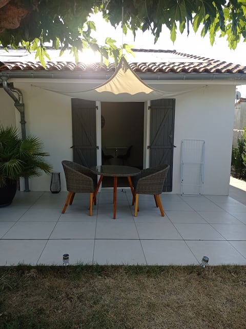 At the small olive tree