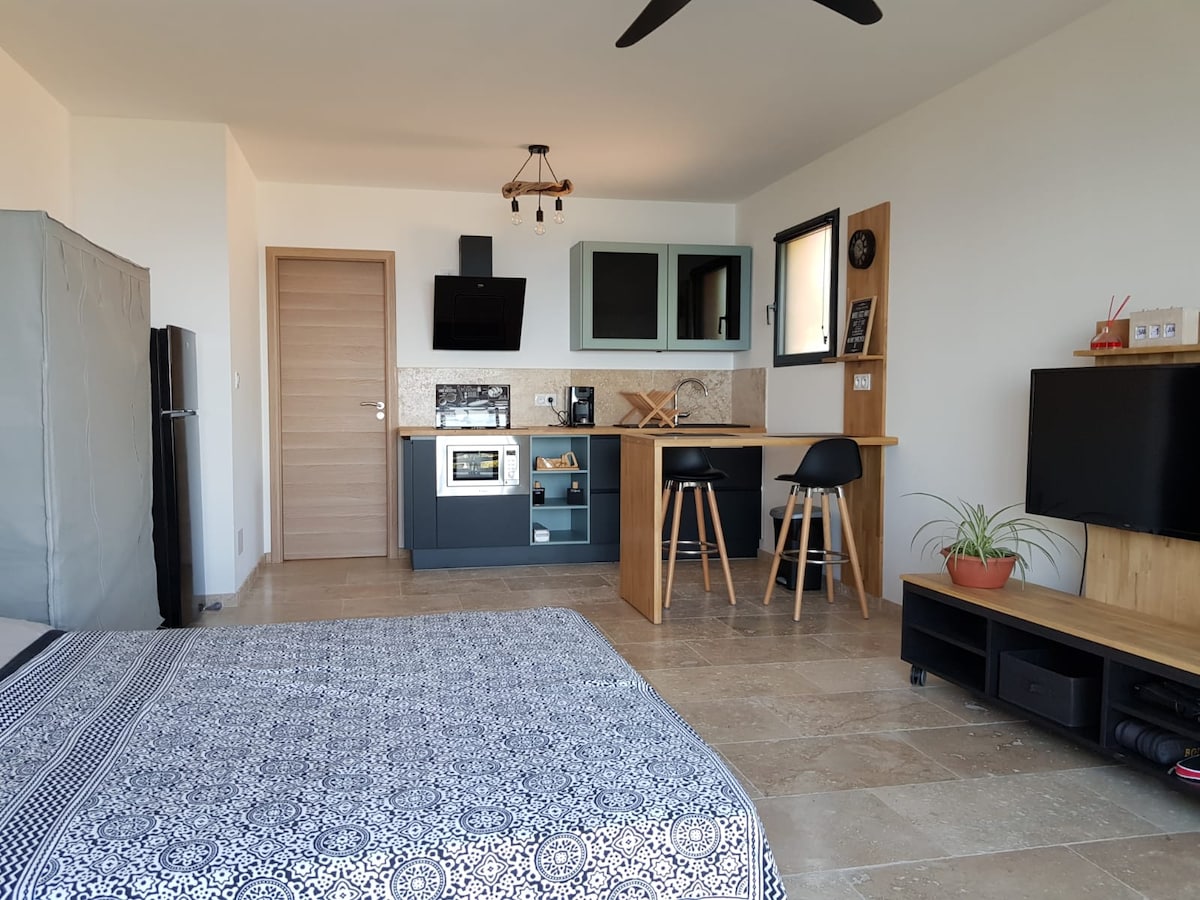 Top Airbnb: Sea view studio in southern Corsica à Conca