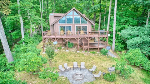 A-Frame on Private Mountaintop /w Long Range Views