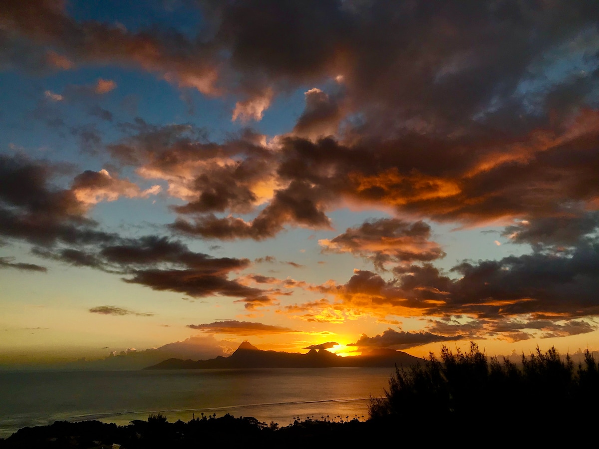 Vue dégagée depuis Taapuna