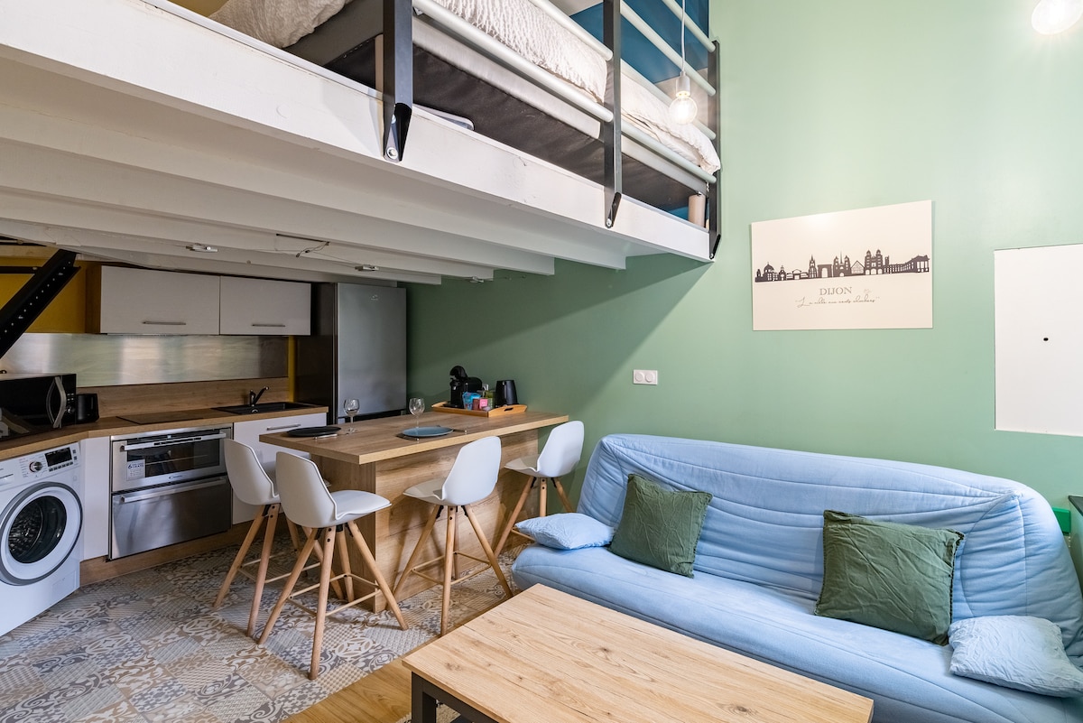 Top Airbnb: Duplex close to the city of gastronomy à Faubourg Sud