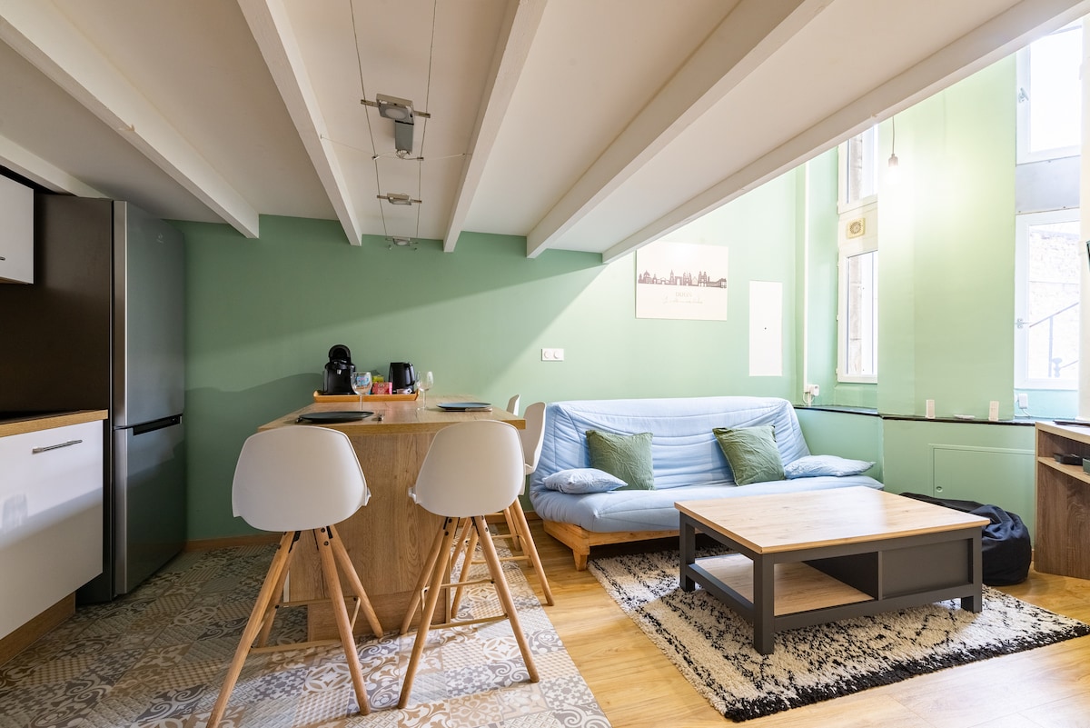 Top Airbnb: Duplex close to the city of gastronomy à Faubourg Sud