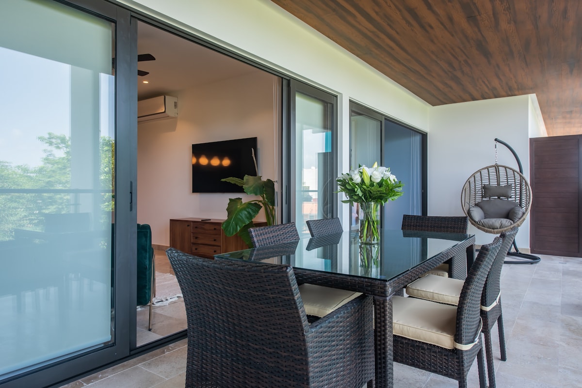 Oceanview Roof Pool Condo — 2 bedroom vacation rental in Playa del Carmen