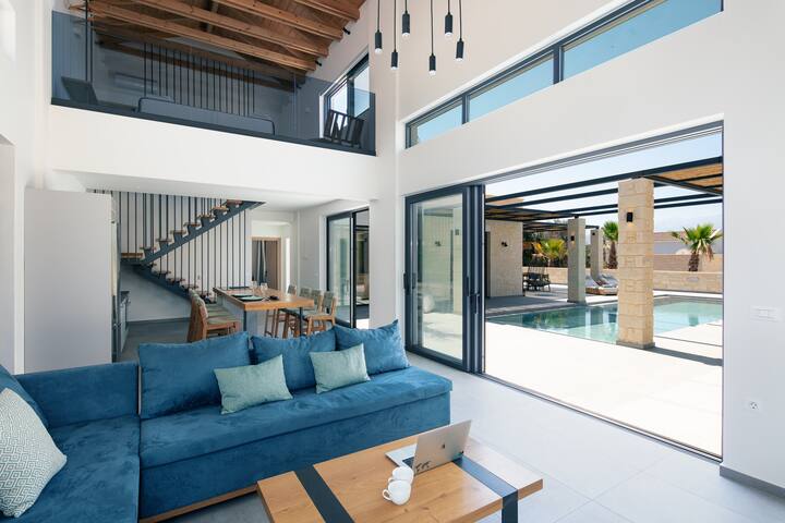 Ikritis Villa IΙI – 1,2Km to beach, 40m2 pool! gallery image 5