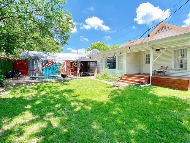 Central Bungalow with Pool + Modern Backyard gallery image 5