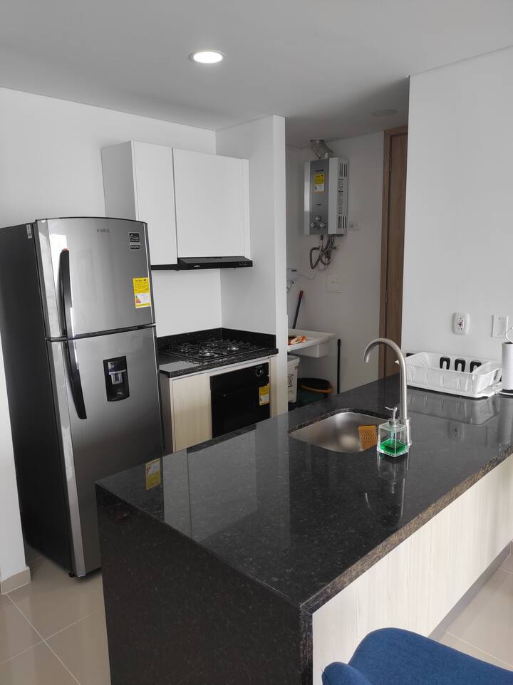 Beautiful apartment with sea view and balcony - Serviced apartments for