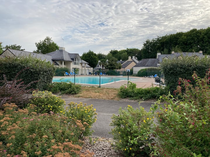 Cottage éQuipé Avec Piscine Chauffée Ultra Calme - Ploemel