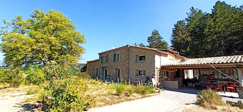 House surrounded by nature
