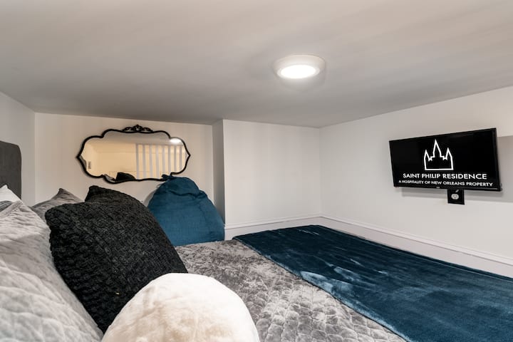 Loft area featuring a smart TV
*accessible by ladder only