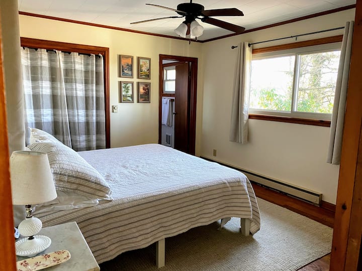 Master Bedroom (king) with a view of the valley