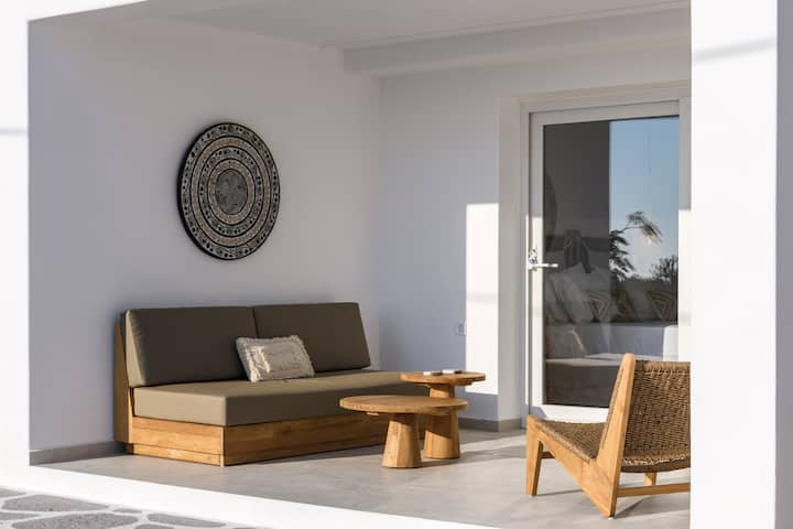 Mykonos Lagom 1 Sea View Studio (180° Sunset Bar) - Mykonos