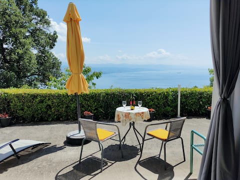 Top performing Airbnb: Studio apartment above Opatija in Veprinac