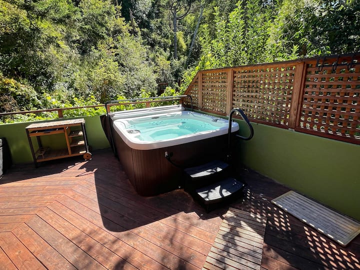 Bird Song New Rental Bright 3 Bdrm w/ Hot Tub Houses for Rent in Inverness, California