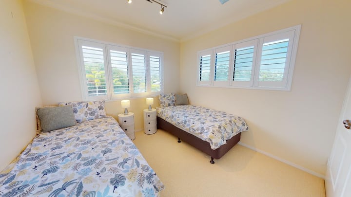 Upstairs - Bedroom 4 with two Single Beds