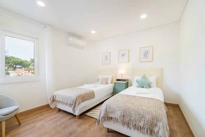 This cozy, two-bedroom apartment is the perfect place for a short stay! Whether you're looking for a weekend getaway or a place to stay for a few nights, this apartment offers all the comforts of home. During hot summers, our A/C can help you be cool