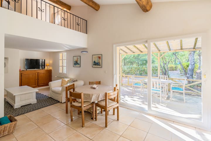 Cosy Cottage For 4, With 14m Heated Pool, Aircon. - Saint-Saturnin-lès-Apt