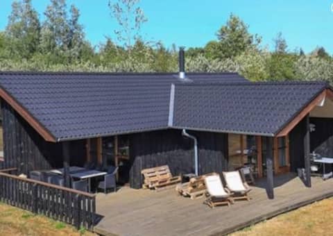 Cottage at Tversted beach in scenic area