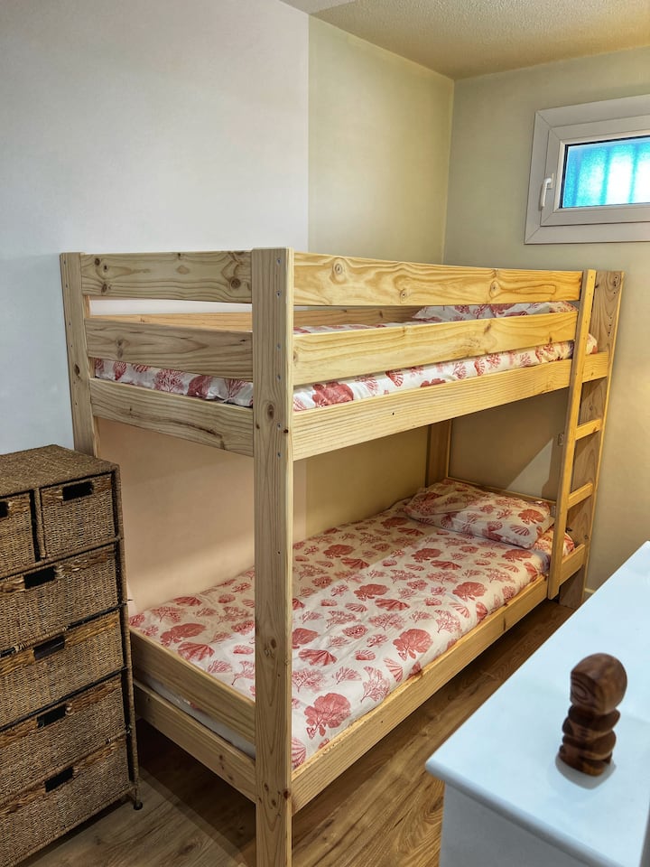 Habitación con literas