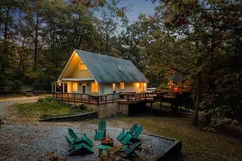 Woodland Firepit w/Hot Tub Wi-Fi