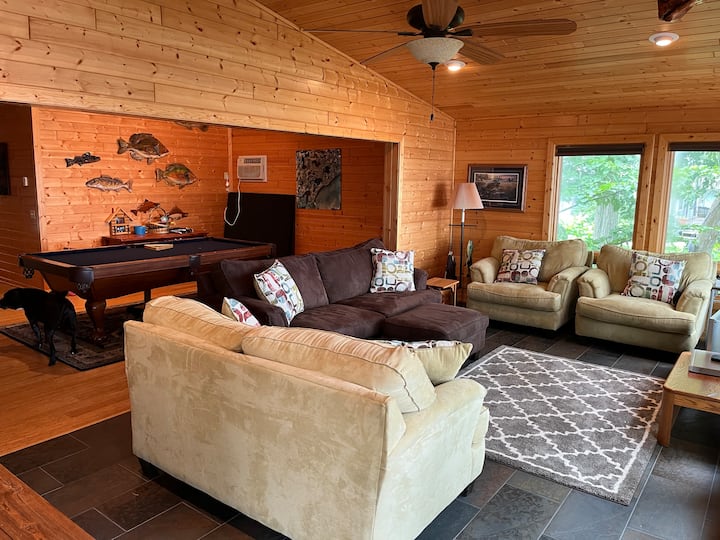 Beautiful Lakefront Property With Guesthouse - Mille Lacs County