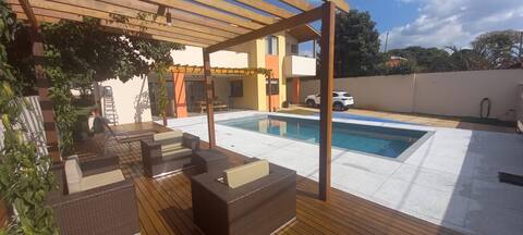 Lovely site with heated pool and barbecue