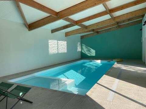 Beautiful villa with indoor pool