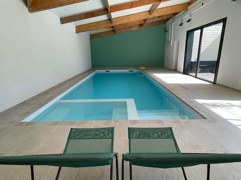 Beautiful villa with indoor pool
