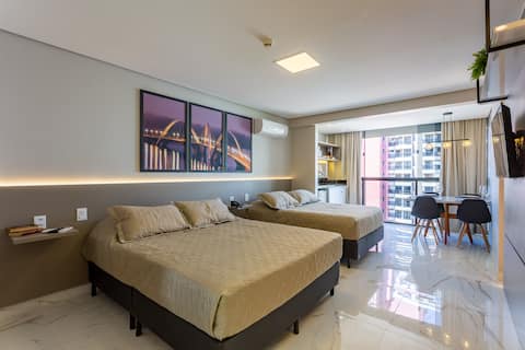 Flat Excellent Location - Floor High - WiFi