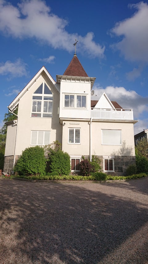 Nice bright apartment in tower house from the turn of the century