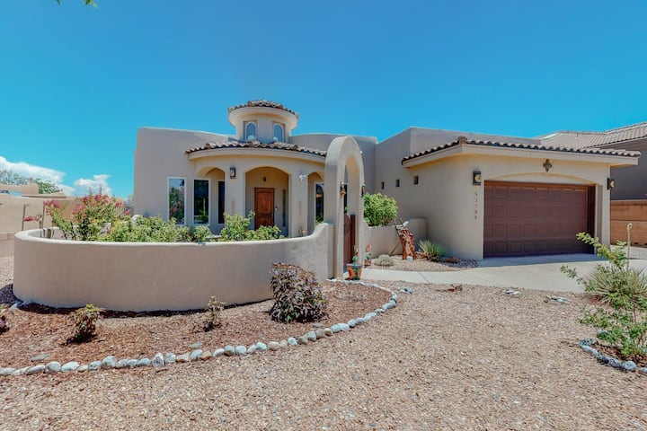 Southwest Custom Adobe Home with Mountain Views