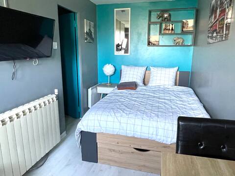 Independent studio with garden