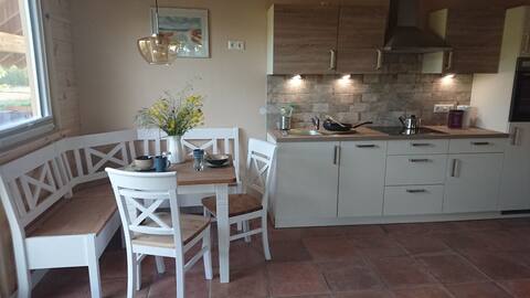 Top Airbnb: Vacation in a wooden house, of course in Nordwestmecklenburg