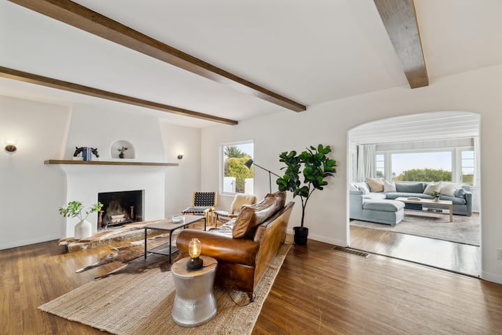 3br Mesa Ocean-view Home Near Beach W/yard - Santa Barbara