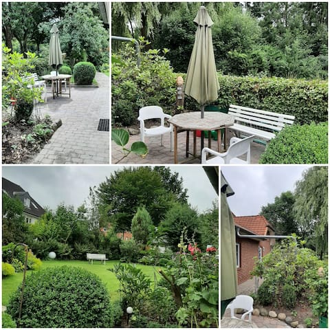 House in the garden for work - family - dog